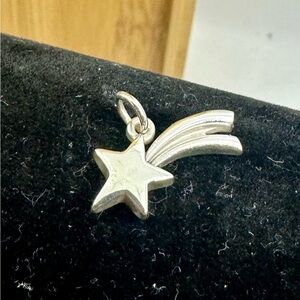 JAMES AVERY Sterling Silver Shooting Star Charm Pendant; RETIRED
